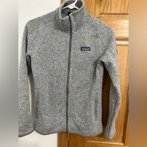 Patagonia Better Sweater fleece jacket in heather gray size small